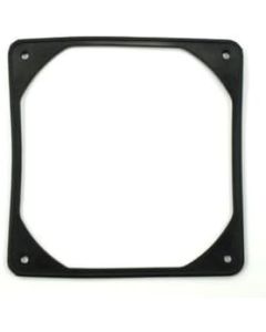 120mm Anti-Vibration Rubber Fan Gasket - Black (2-Pack)