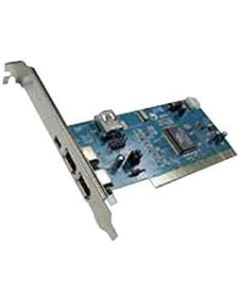 PPA International FireWire 4 Port 3 External & 1 Internal 6 Pin Connectors PCI Card, 14.7'(4.5m) Max Cable Length