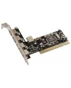 ZONET Networking 4+1PORT USB 2.0 Pci Desktop Card -via Chip Set