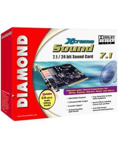 Diamond XtremeSound 7.1/24 bit Sound Card with Dolby Digital Live (XS71DDL)