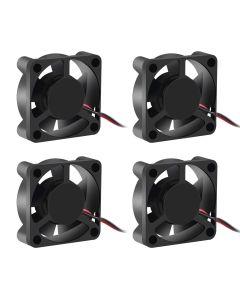 Dorhea 30x30x10mm 24V Fan DC Brushless Cooling Fan 3010 DC 24V Compatible with 3D Printer Extruder Hotend V6 V5 CPU 2Pin (4 PCS)