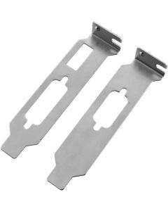 MTQY Low Profile Half Height Bracket 2PCS Low Profile / Half Height Slot Brackets for HDMI, VGA and DVI ATI Nvidia Video Graphics Card