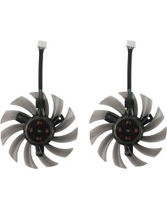inRobert 75mm GA81S2U DC 12V 0.38A 4Pin Cooler Fan Video Card Fan Replacement for Zotac GTX 970 Dual Fan Graphic Card (DIY Fan)