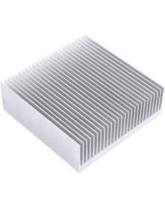 Aluminum Heat Sink 3.15 x 3.15 x 1 inch /80 x 80 x 27 mm Heatsink Radiator Circuit Board Cooling Cooler 26 Fins - Sliver