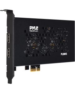 PyleUsa HDMI Video Capture Card - PCI-E Gen2 4K HDMI-to-USB Audio-Video Recording, PC and Internal, Ultra Low Latency with Zero Lag, Record Directly to Computer for Streaming or Playing