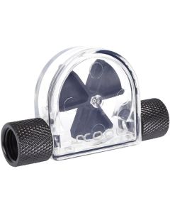 Alphacool 17366 Eisfluegel Flow Indicator Black G1/4 Inner Thread - acryl Water Cooling Monitoring