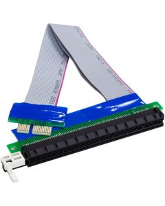 Kingwin PCIe Riser Card 1X-16X PCI Express Adapter Flexible Expander Extension Cable (PCI-06)
