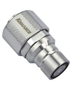 Koolance QD3-MS10X16 QD3 Male Quick Disconnect No-Spill Coupling, Compression for 10mm x 16mm (3/8in x 5/8in)