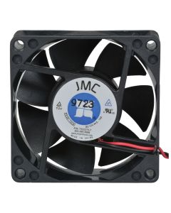 JDV Products 7025-12LS DC Brushless Tubeaxial Fan, 12V, 22 CFM, 100mA, 1.2 Watts, 70mm Width x 70mm Height x 25mm Length