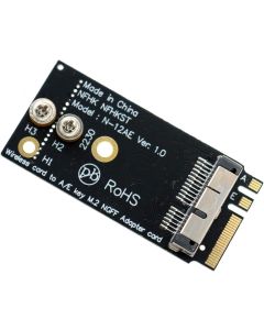 Deal4GO for Broadcom BCM94360CS2 BCM94360CD BCM943602CS BCM94331CD BCM943224P WLAN Card to NGFF(M.2) Key A/E 2230 Converter Adapter for Mac OS Hackintosh